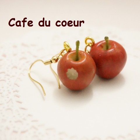 【Cafe du coeur】林檎のピアス