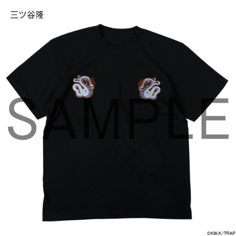 【東京リベンジャーズ】「東卍亞仁魔流」Tシャツ 三ツ谷隆 ブラック XL