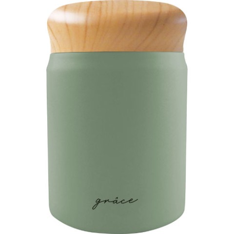 【grace】STAINLESS FOOD POT（Ash Green）
