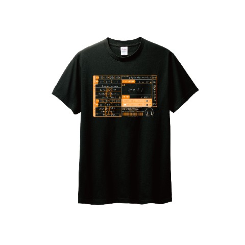【きゅーちゃん】伝票Tシャツ BK（XLサイズ）