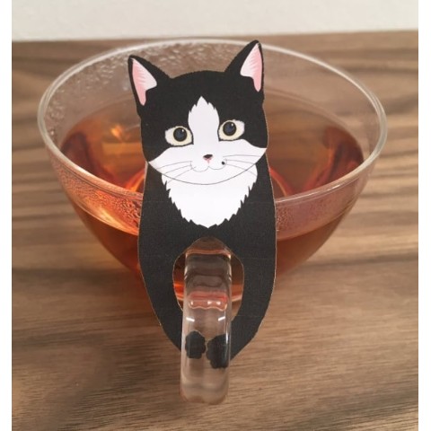 【ocean-teabag】ハチワレ猫のティーバッグ　紅茶（アッサム）　4p入