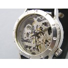 【手作り腕時計】SHW027 手巻SilverMens　”Explorer-SHW”【完全受注生産】