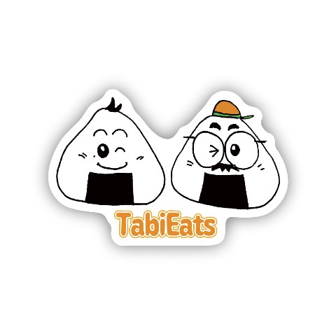 【TabiEats】ステッカー おにぎり　Sticker "Onigiri" 