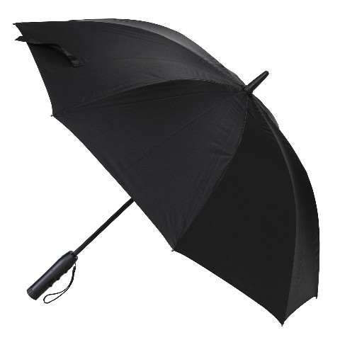 【扇風機付き日傘】ファンファンパラソル ブラック 60cm