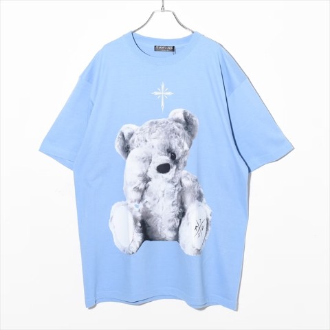 【TRAVAS TOKYO】Furry bear BIG Tee 【SAX】