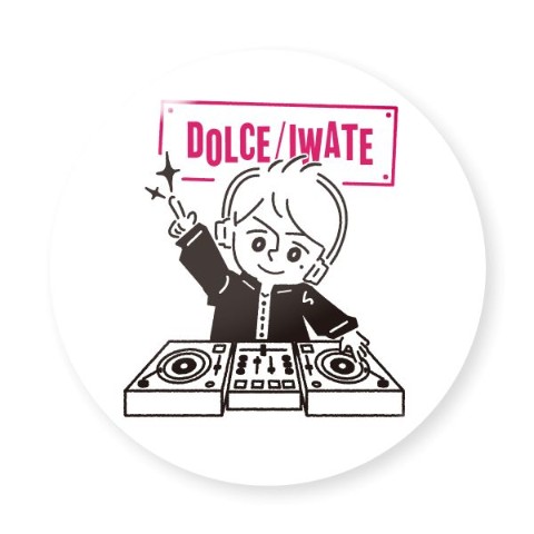 【DOLCE.】缶バッジ  DJ