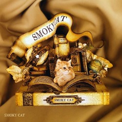 SMOKY CATのファンタジーNO5 森の図書館オブジェ / 雑貨通販