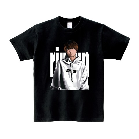 【りうくん】Tシャツ ブラック XL