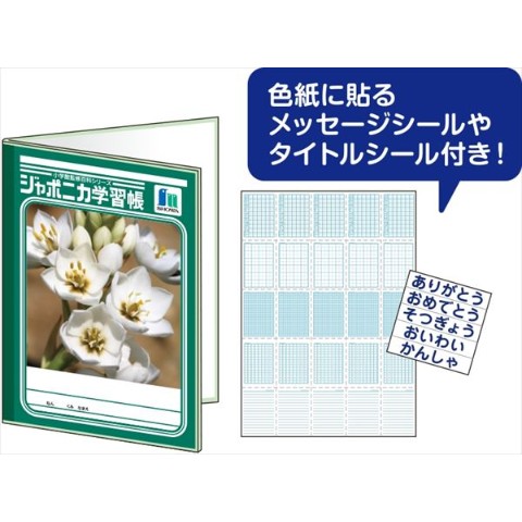 【ジャポニカ学習帳】二つ折り色紙