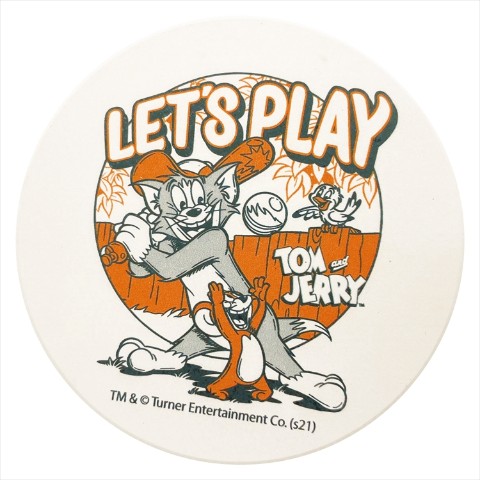 【トムとジェリー】吸水コースター Baseball