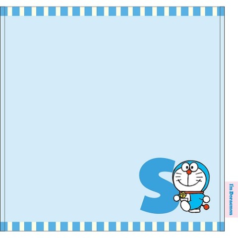 【ドラえもん】I’m Doraemon イニシャルタオル Ｓ