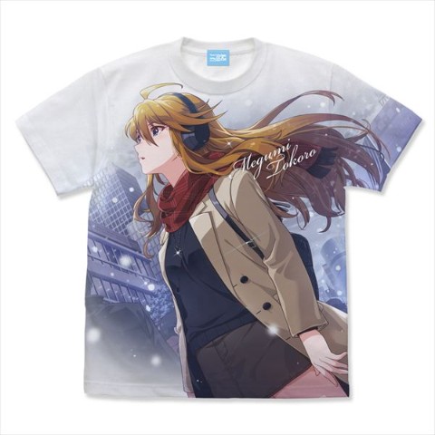 【アイドルマスター ミリオンライブ！】所 恵美 フルグラフィックTシャツ/WHITE-XL