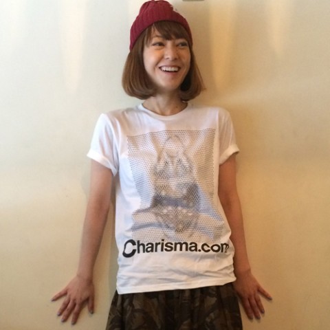 【Charisma.com】 カナブンモチーフ Tシャツ　ホワイト　S