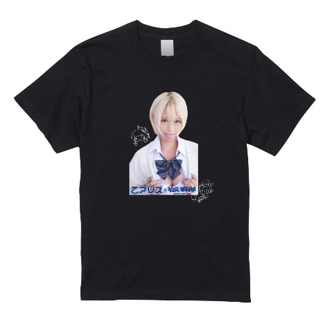 【乙アリス】Tシャツ BK（XLサイズ） / 雑貨通販 ヴィレッジヴァンガード公式通販サイト