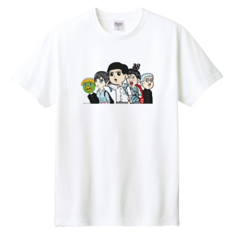 【石塚大介】がんばれ！田中みのるくん　Tシャツ　ホワイト　XL