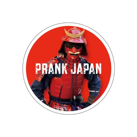 【PRANK JAPAN】ダイカットステッカー「丸ロゴ」