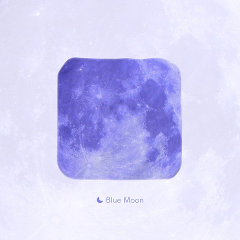 【SPACE++】Blue Moon Handkerchief - 幸せを呼ぶ月 -