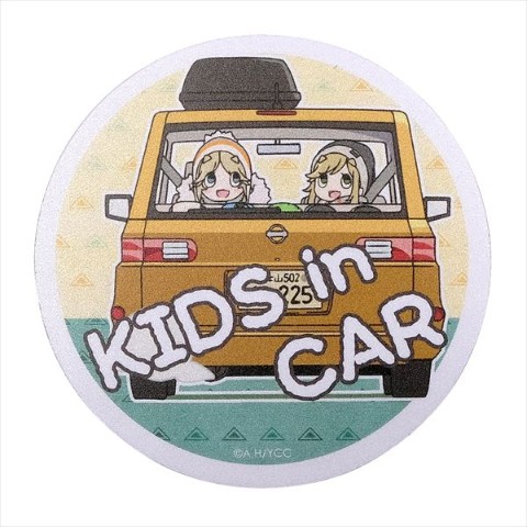 【ゆるキャン△】リフレクターマグネットステッカー 30 (KIDS in CAR)