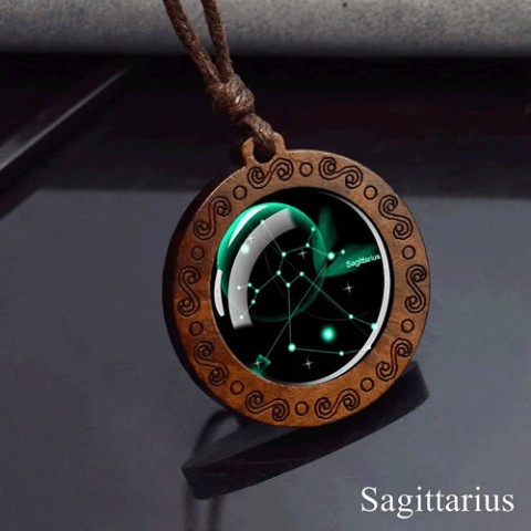 【＃kawaiiiii!】『Sagittarius  射手座』綺羅星ペンダント （星座ペンダント）