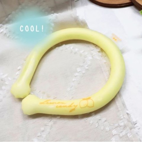 【ひんやりクールネックリング】Lemon candy