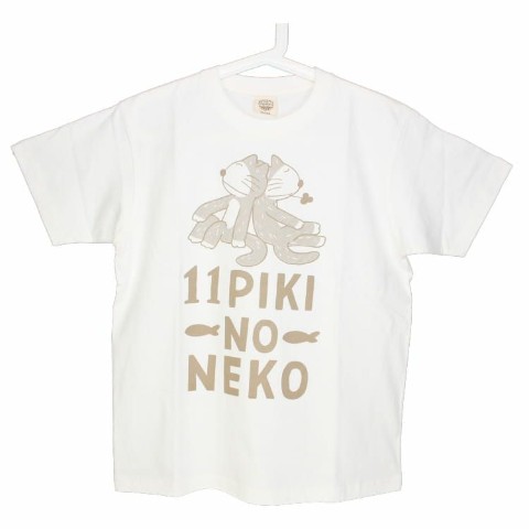 【11ぴきのねこ】オーガニックコットンTシャツ（ロゴ/NL）