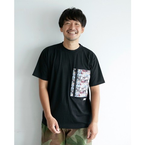 【ゆるキャン△】WILDERNESS EXPERIENCE ポケッタブルプリントTシャツ(Mサイズ)