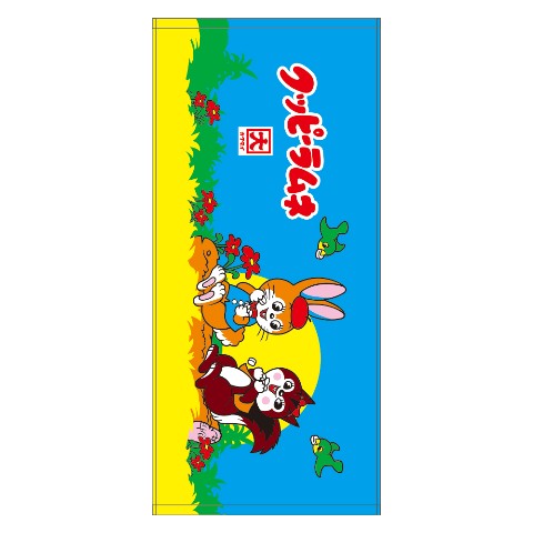【クッピーラムネ】お菓子シリーズ プリントフェイスタオル