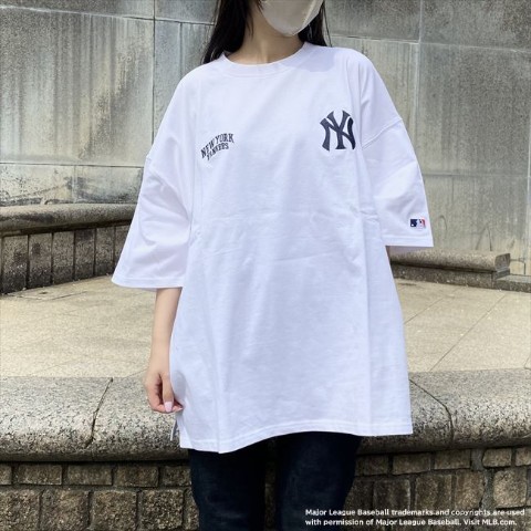 【MLB】Tシャツ ニューヨーク・ヤンキース ホワイト（Mサイズ）