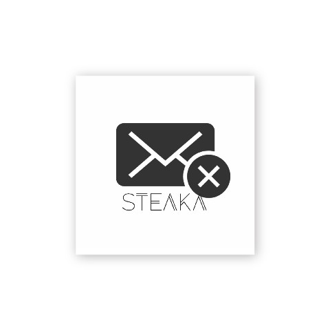【STEAKA】ロゴステッカー 正方形