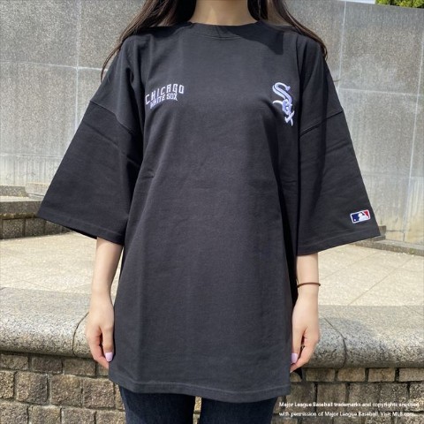 【MLB】Tシャツ シカゴ・ホワイトソックス ブラック（Mサイズ）