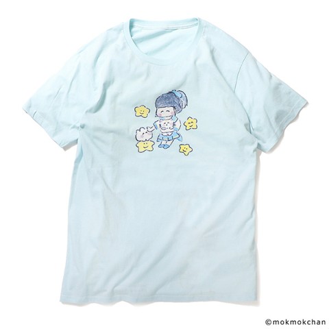 【ピンキー×もくもくちゃん】  Tシャツ (Mサイズ)