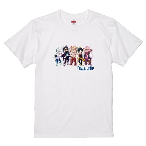 【ドズル社】全員集合Tシャツ　WH　XL