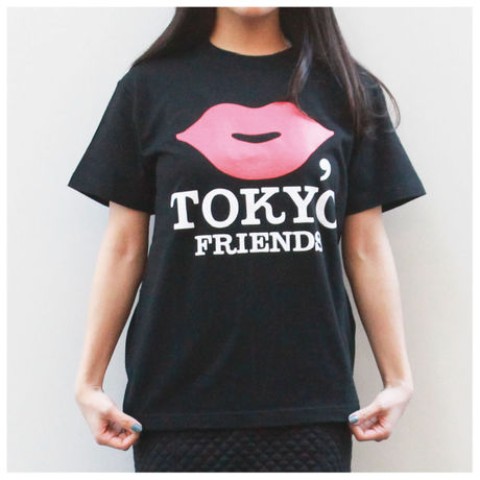 TOKYO FRIENDS Tシャツ　(黒/Sサイズ)