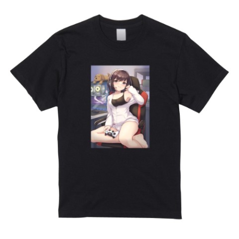 【misaco×Shun.】Tシャツ　BK　XL