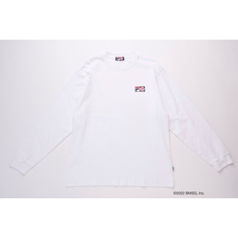 【FILA×BE:FIRST】ロゴTシャツ ホワイト Lサイズ