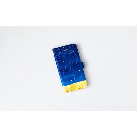【picnic】iPhone6/6S 手帳ケース「藍色の、空」