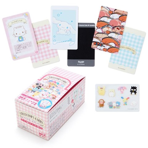 【サンリオキャラクターズ】シークレットコレクターズカード 単品(カード3枚、シール1枚入り)