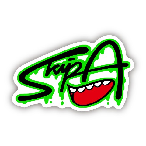 【skip-A】ステッカー ロゴ