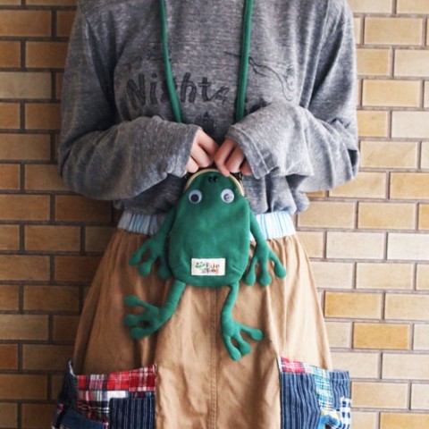 【Fluke Frog】カエルガママルチケース(グリーン)