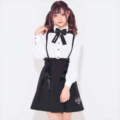 【TRAVAS TOKYO】Shoulder lace blouse【White】
