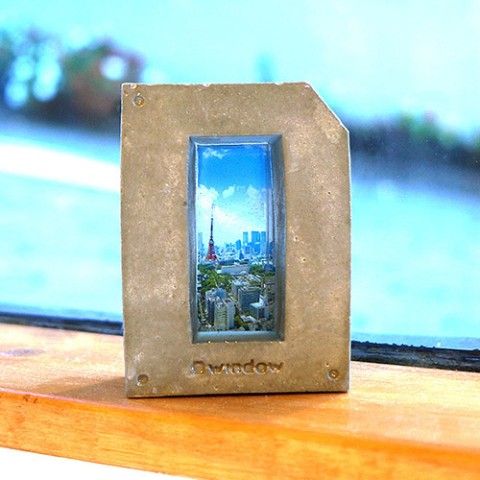 【部屋とmidori】小さな窓のリラックスオブジェ。 “window”(東京)