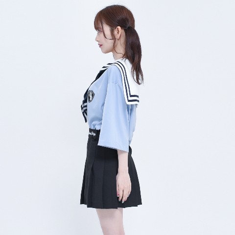 TRAVAS TOKYO】Sailor collor H/S Shirts 【SAX】 / 雑貨通販 