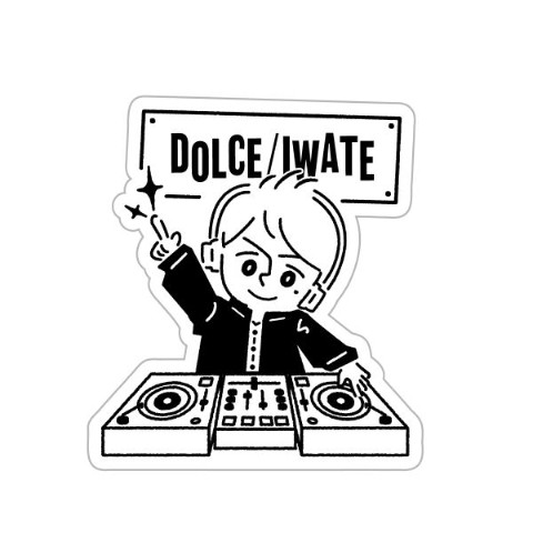 【DOLCE.】ステッカー  DJ