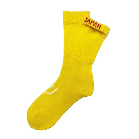 【ching&co.】網シャツ -yellow- Socks