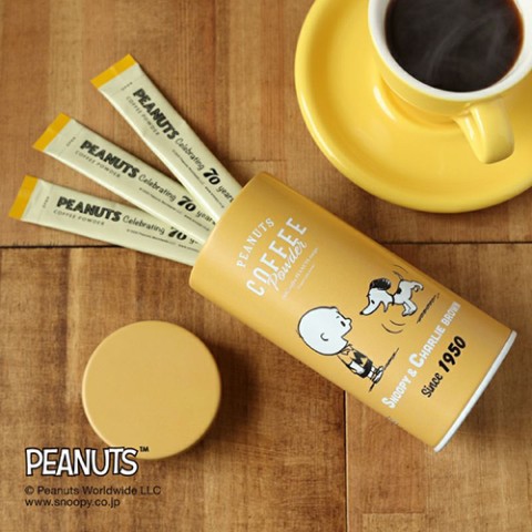 【PEANUTS COFFEE】７０周年コーヒースティック　フルシティーロースト
