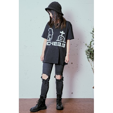 【Ache3.9】かすれぼっちTシャツ　Lサイズ