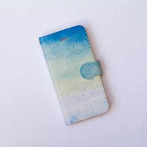 【picnic】iPhone6/6S 手帳ケース「青い、空」