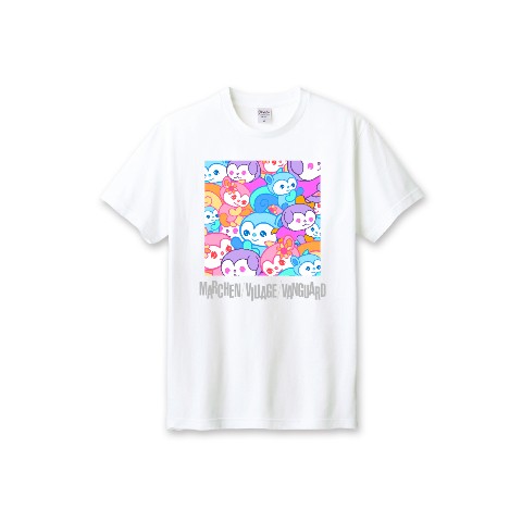 【メルヘン村】Tシャツ（集合） WHT（XLサイズ）