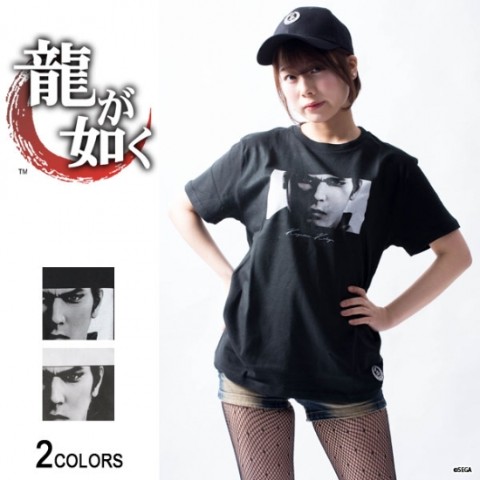 『龍が如く』「桐生一馬」Tシャツ（男女兼用） ブラック Mサイズ