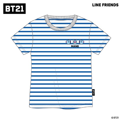 【BT21】ボーダーTシャツ MANG Lサイズ